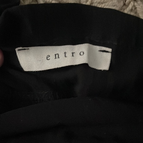 Black tie strap top - Picture 3 of 4